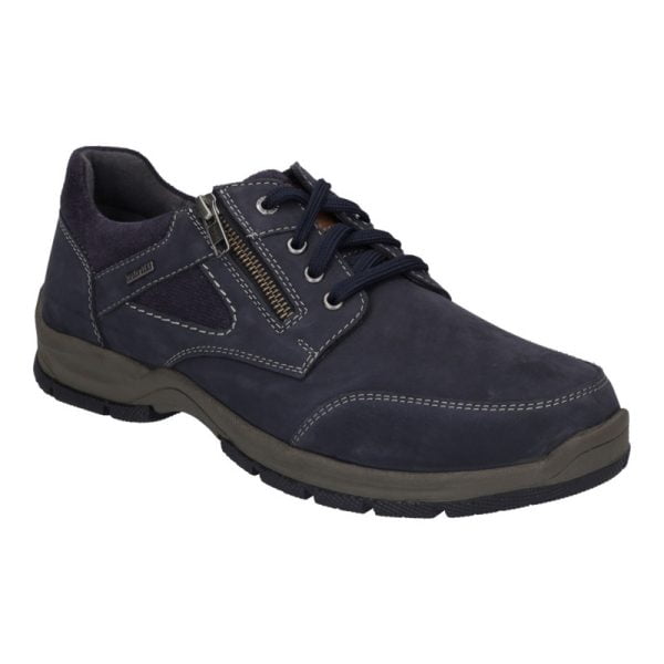 Josef Seibel Alfred 02 Sportlicher Schnürer Indigo Kombi